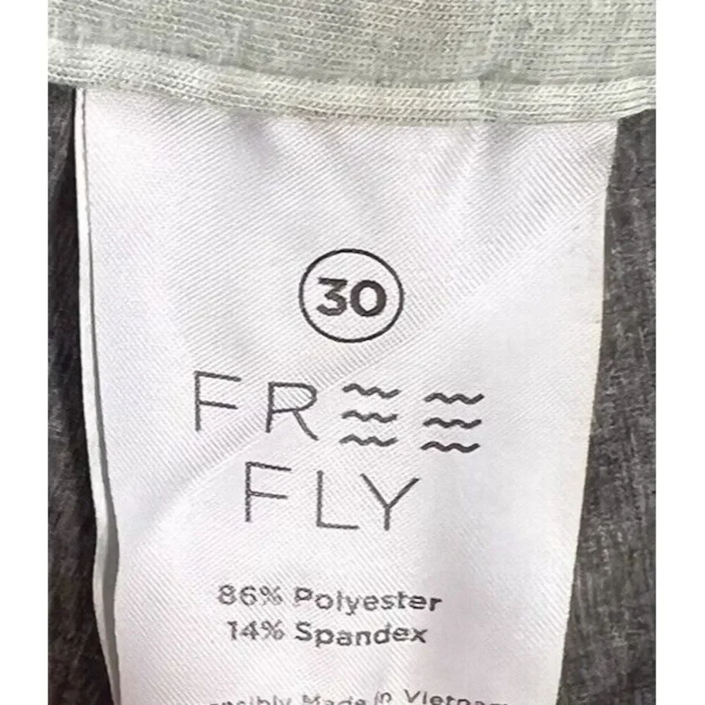 Free Fly Shorts Mens 30 Chino Athletic‎ Stretch Hybrid Flat Front Golf HIking